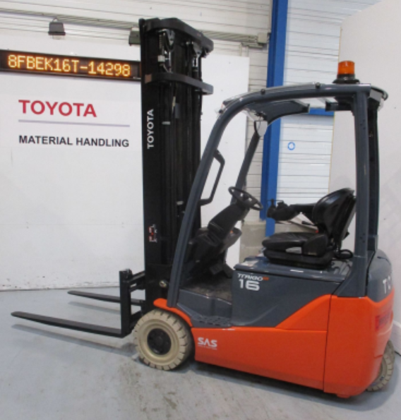 Chariot élévateur 6m TOYOTA 8FBEK16T – 2020 | Reconditionné - Équipement professionnel d'occasion - Smart Reuse